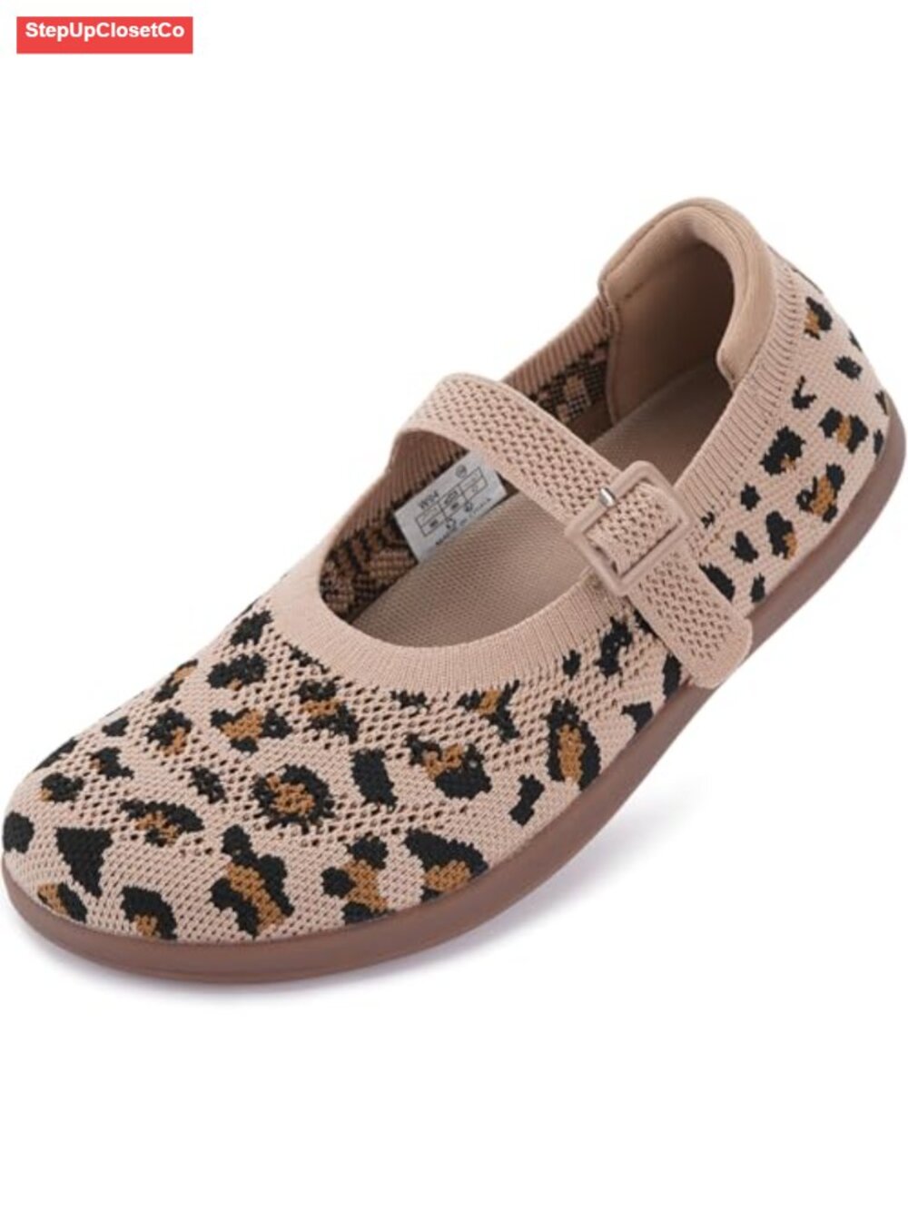 Wide Toe Box Mary Jane Flats Barefoot Knit Zero Drop Walking Shoes
